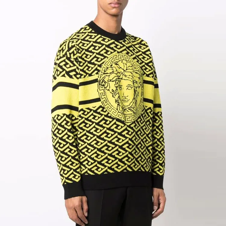 VERSACE Medusa Monogram Crewneck-3