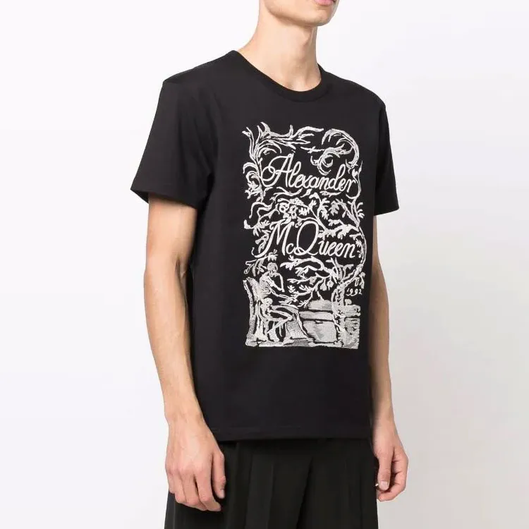 Alexander McQueen Logo print Short sleeved T shirt-2