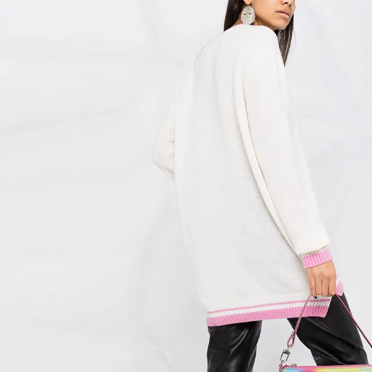 MSGM Cashmere Sweaters Women's Beige-4