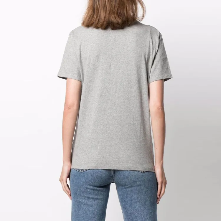 Maison Kitsune T Shirts Women's Gray-1