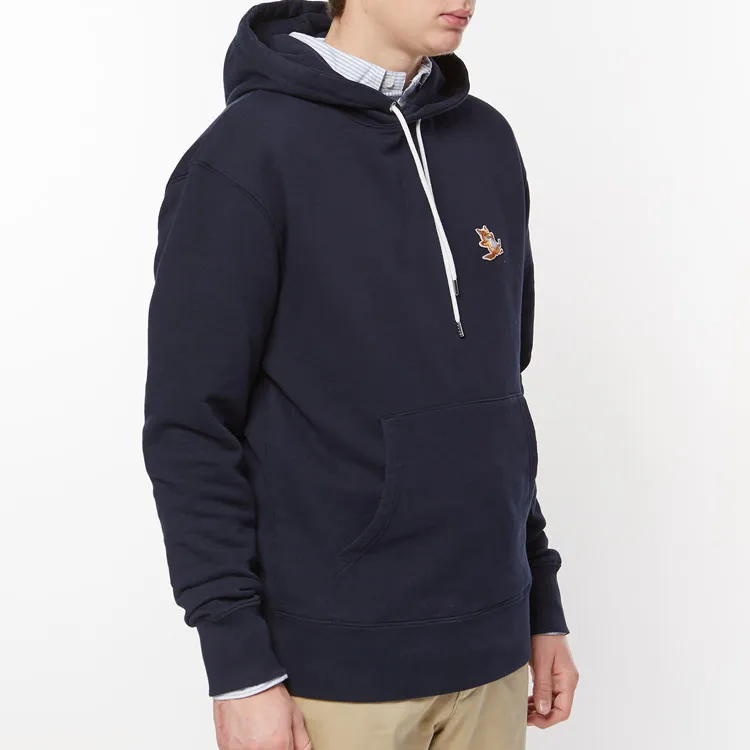 Maison Kitsune Chillax Fox Patch Classic Hoodie Black-3