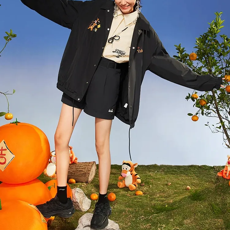 LiNing x Disney Jacket Unisex Black-2