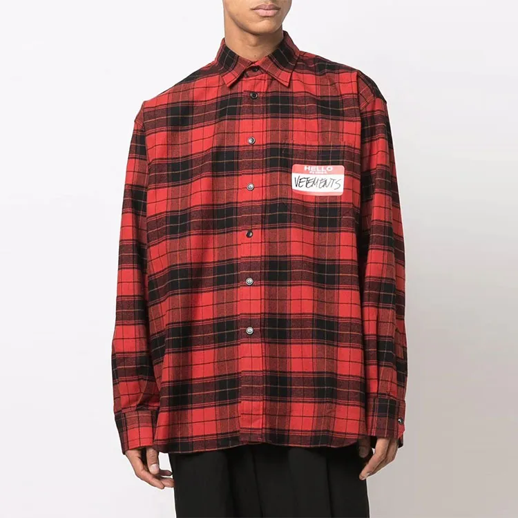 Vetements Plaid Shirt-1