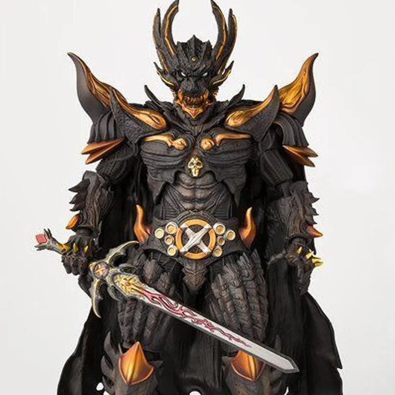 BANDAI Kamen Rider Character Bandai Soul Limited Edition Shf True Bone Gothic Knight Figure 16cm Action Figures-3