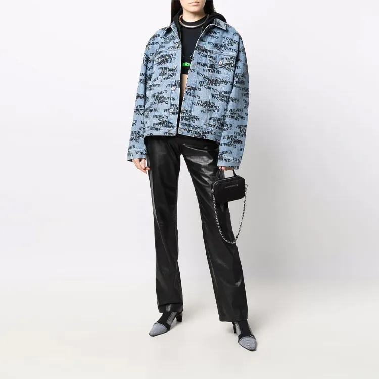 Vetements Denim Jackets Unisex Blue-2