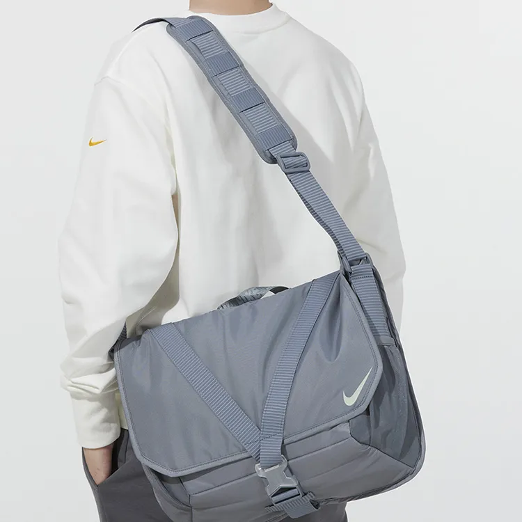 Nike Fabric Crossbody Bag Shoulder Bag Unisex Aqua Blue-4