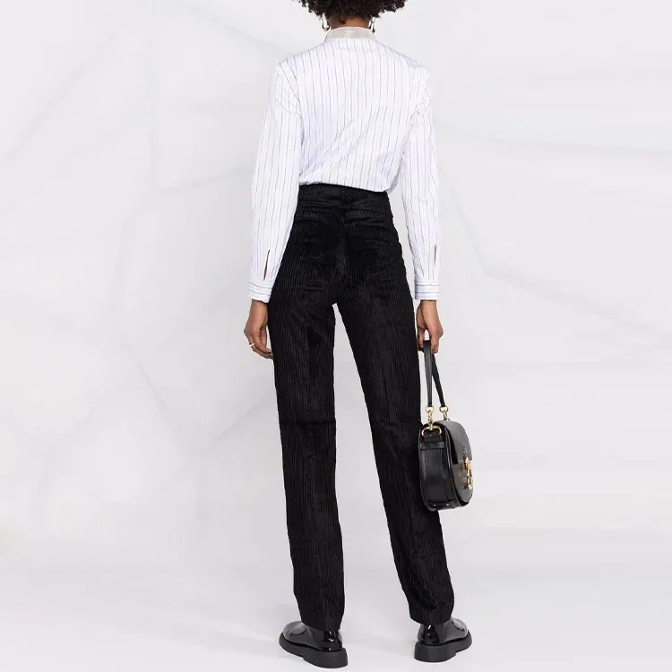 Fabiana Filippi Corduroy High waisted Trousers-2
