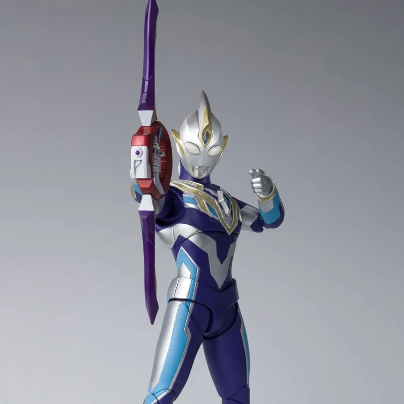 BANDAI Ultraman Trigger Bandai Soul Limited SHF Ultraman Sky Form Action Figures 15cm-4