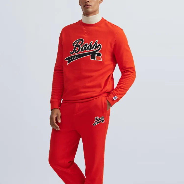 HUGO BOSS Sweatshirts Men Orange-2
