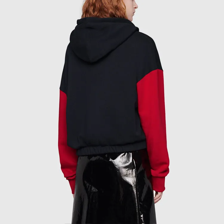 GUCCI Logo print Drawstring Hoodie-2