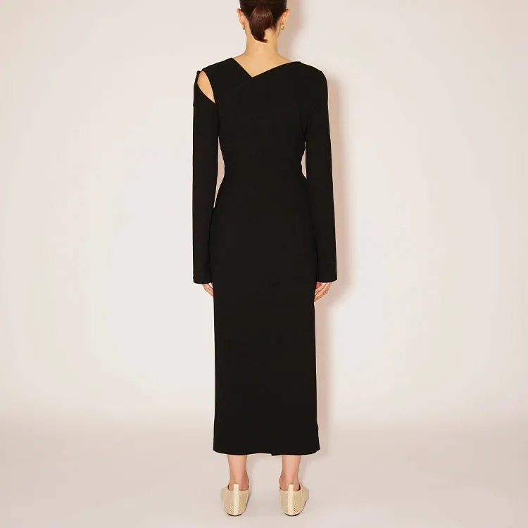 NANUSHKA Long-sleeved Wrap Dress-2