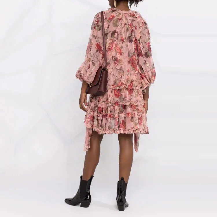 Zimmermann Long-Sleeved Dresses Women's Pink-2