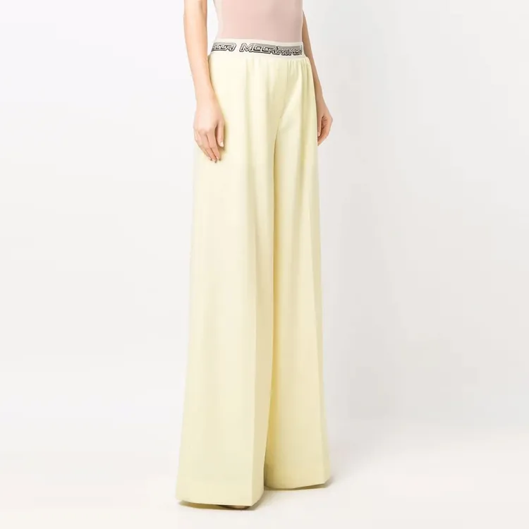 Stella McCartney Logo Tape Wide-Leg Trousers-2