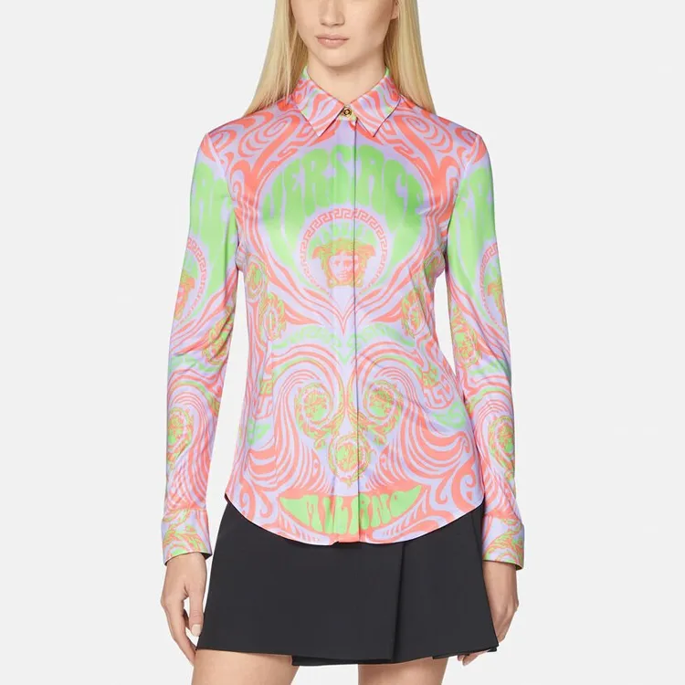 VERSACE Shirts Women's Pink-2