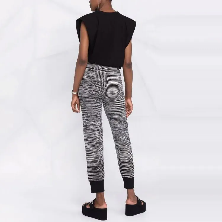 MISSONI Stripe-knit Slim Joggers-2
