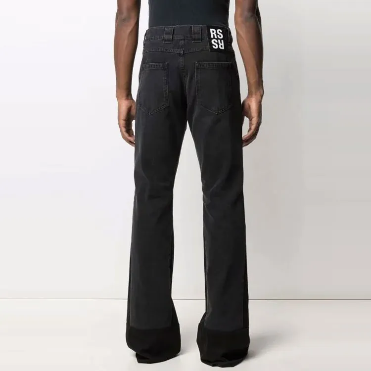 RAF SIMONS Jeans Men Black-3
