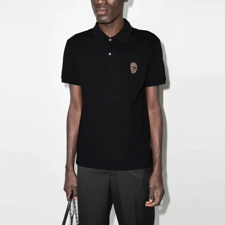 Alexander McQueen SS22 Polo Shirt Men's Black-3
