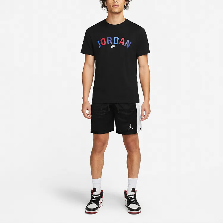 Jordan T Shirts Men Black-1