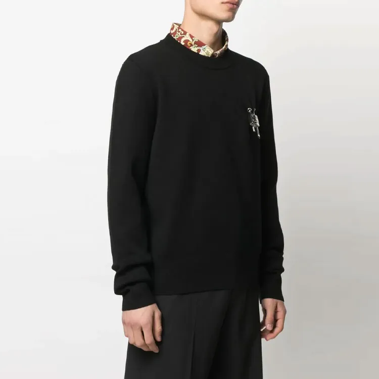 Givenchy Lock Crew Neck Pullover Sweater-1