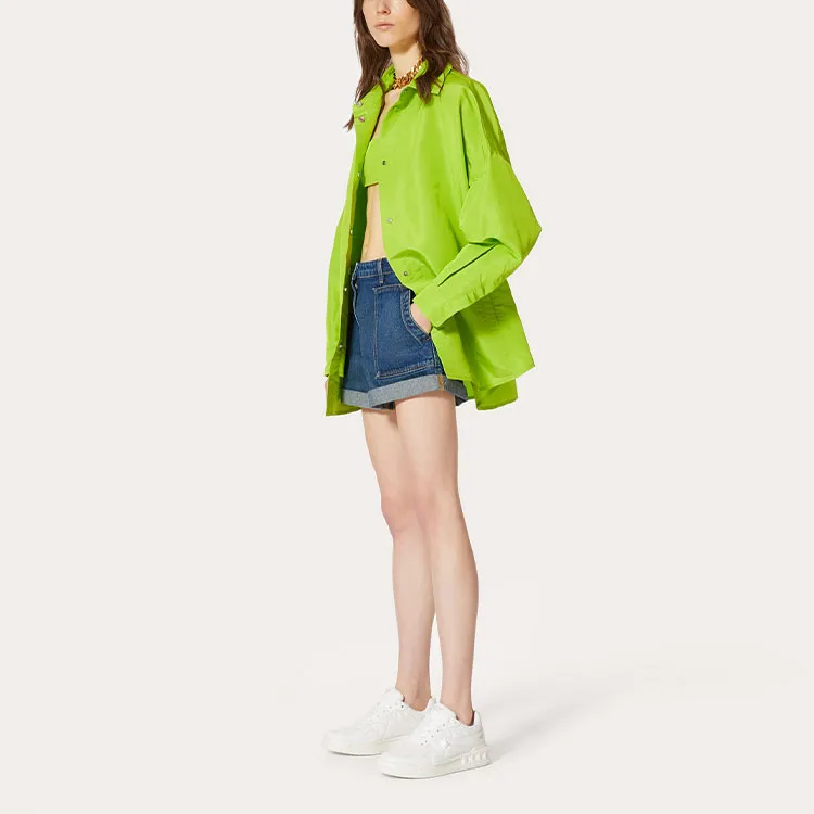 Valentino Denim Shorts Women's Blue-3