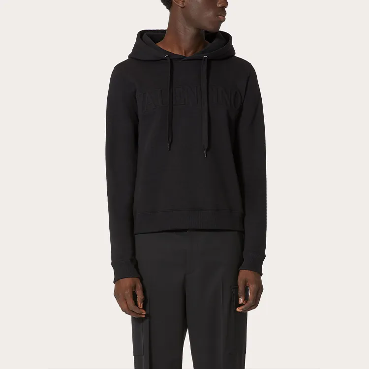 Valentino Logo Hoodie-2
