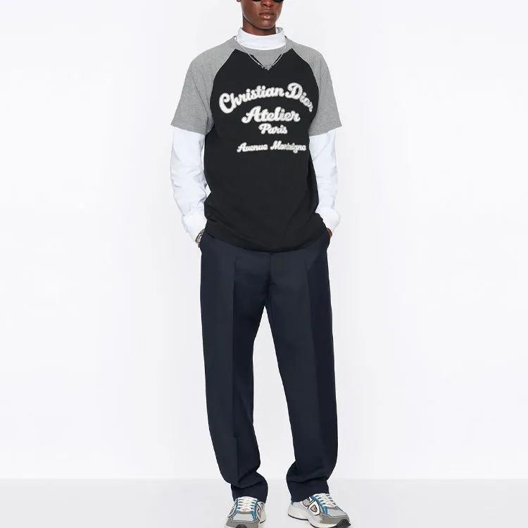 DIOR Quarterly New Products T Shirts Men Black-2