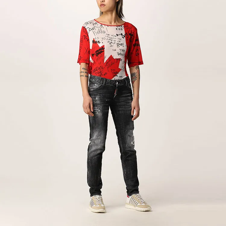DSQUARED2 Distressed Denim Jeans-5