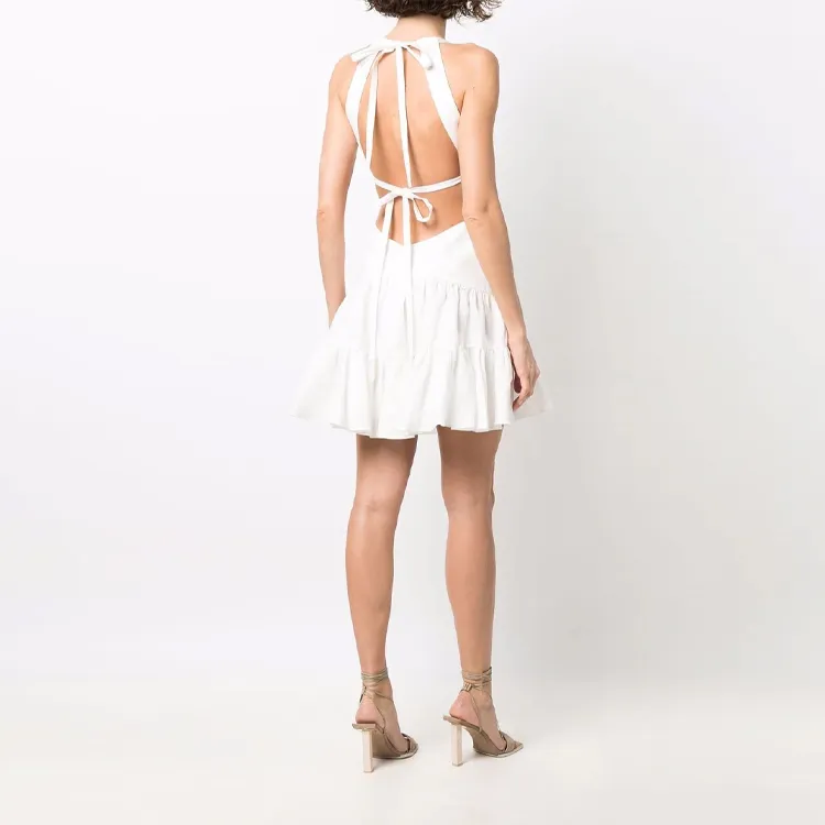 Zimmermann Sleeveless Dresses Women's White-2
