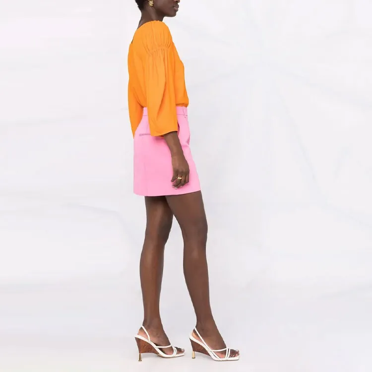 Stella McCartney Puff Sleeved V Neck Blouse-3
