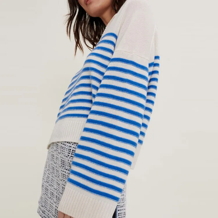 Maje Cashmere Sweaters Women's Blue-1