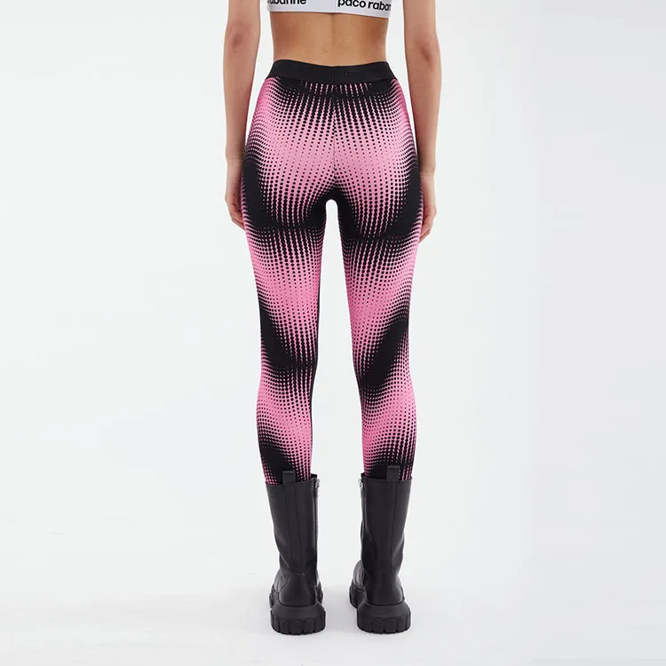 Rabanne Abstract print Leggings-4