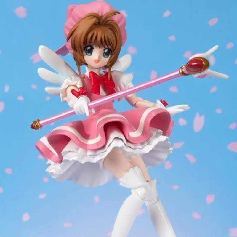 BANDAI Sakura Kinomoto Shf Cardcaptor Sakura Action Figures-3