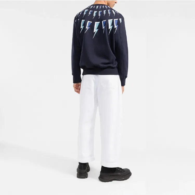Neil Barrett Sweatshirts Men Navy Blue-3