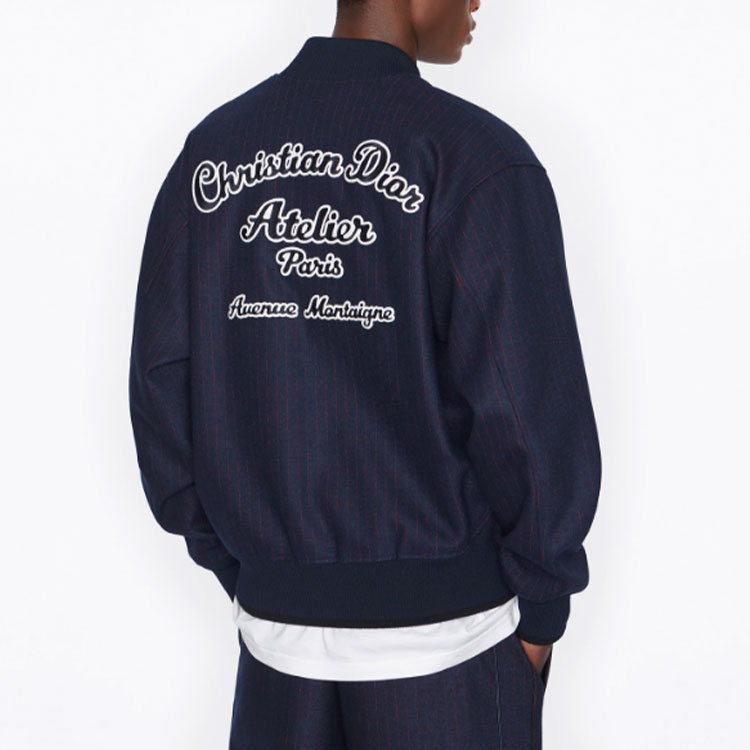 DIOR Jackets Men Blue - POIZON