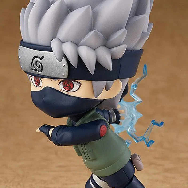 GSC Kakashi Hatake No. 724 Naruto Shippuden Clay Doll Chibi Figures 10cm-3
