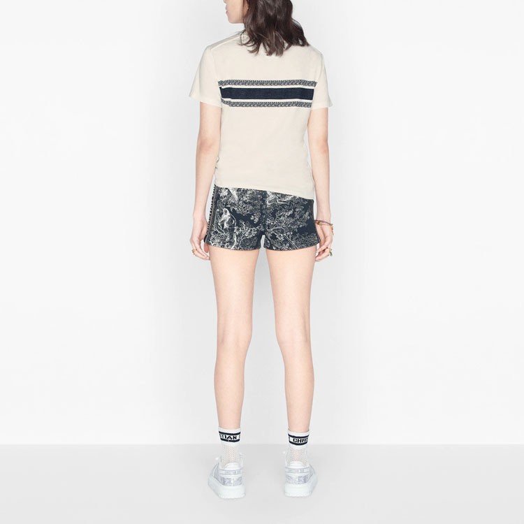 DIOR Quarterly New Products T-Shirts Unisex White XS Without