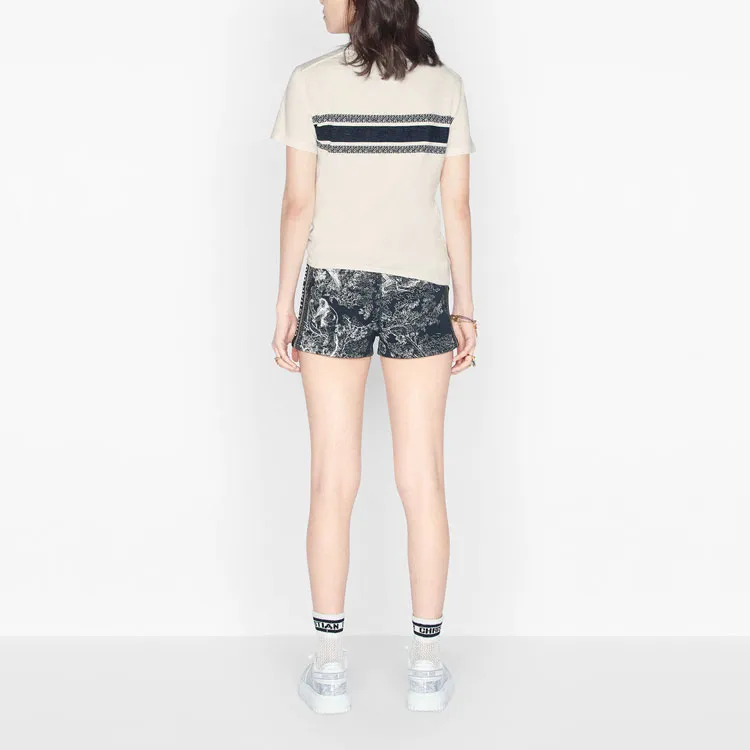 DIOR Quarterly New Products T Shirts Unisex White-5