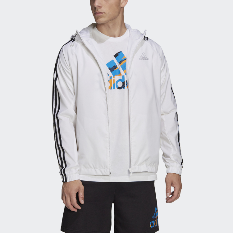 韓国 [adidas] プレミアム ジャケット (White) 韓国 ホワイト（白）系 adidas(アディダス) アウター