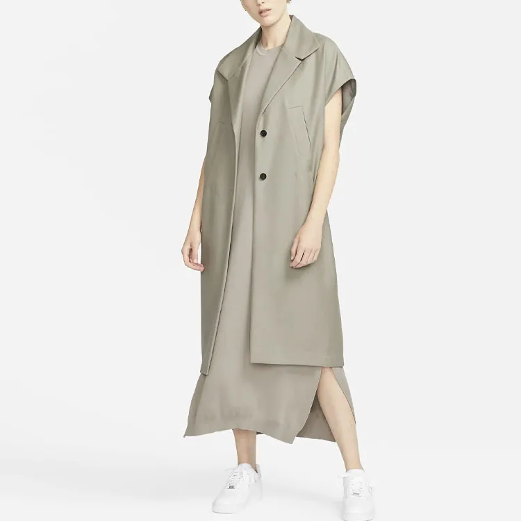 Nike Sleeveless Dresses Women's Stone Color-2