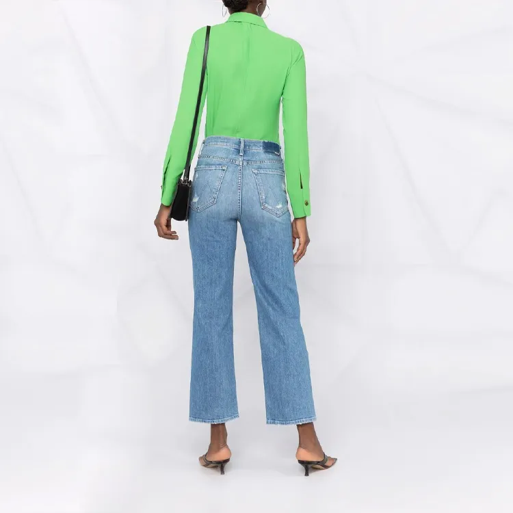 MOTHER Distressed Kick flare Jeans-2