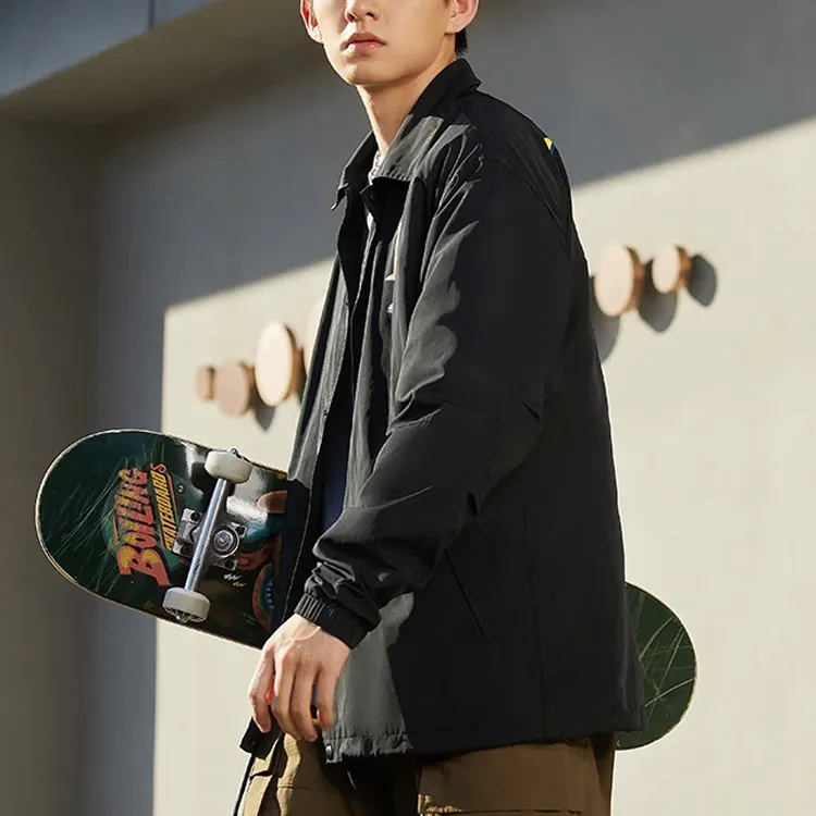 LINING Skateboard Jackets Men Black-2