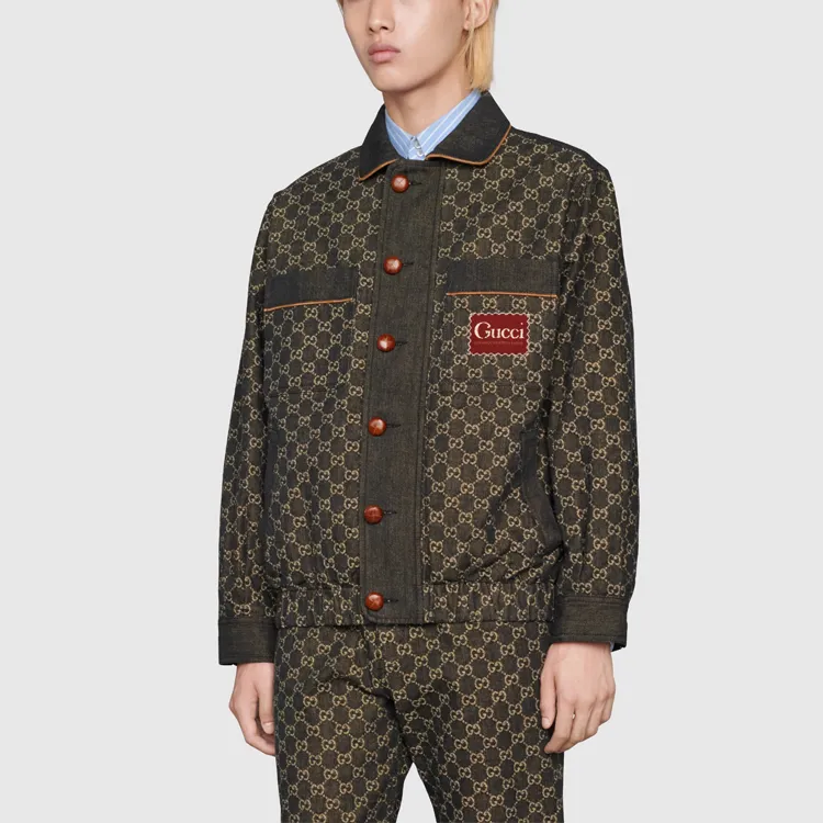GUCCI Jackets Men Black-3