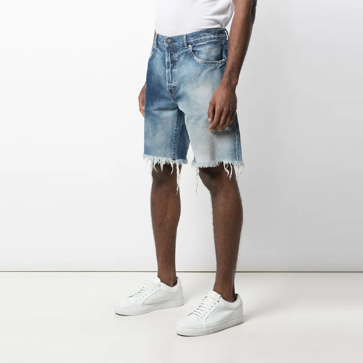 John Elliott Fitted Shorts Men's Blue-3