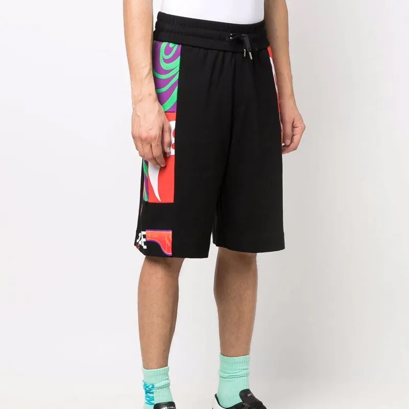 VERSACE Casual Shorts Men's Black-3