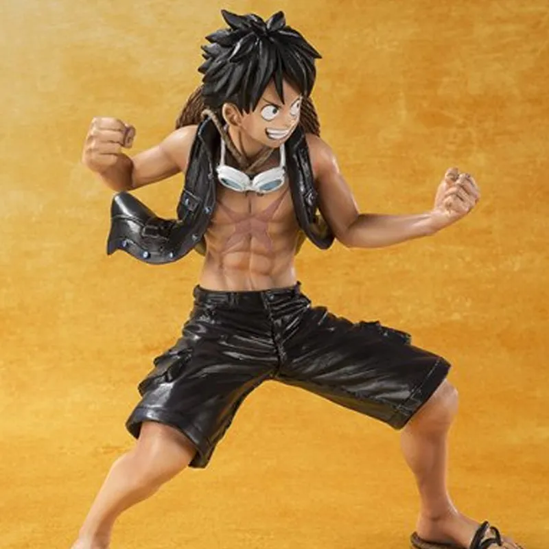 BANDAI Monkey D. Luffy Figuarts Zero One Piece, Luffy One Piece Film Gold Ver Scale Figures-3