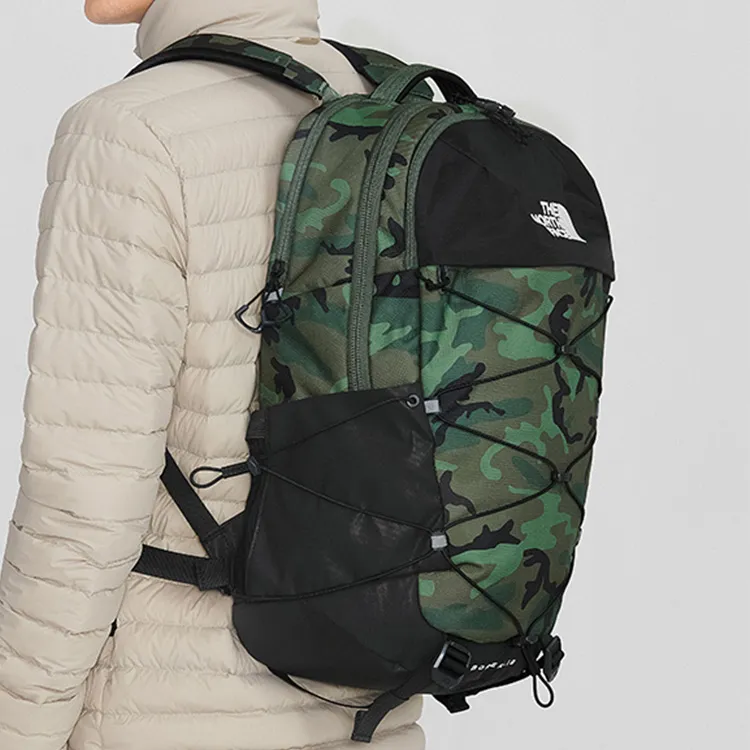 THE NORTH FACE Polyester Backpack Regular Unisex Army Green-5