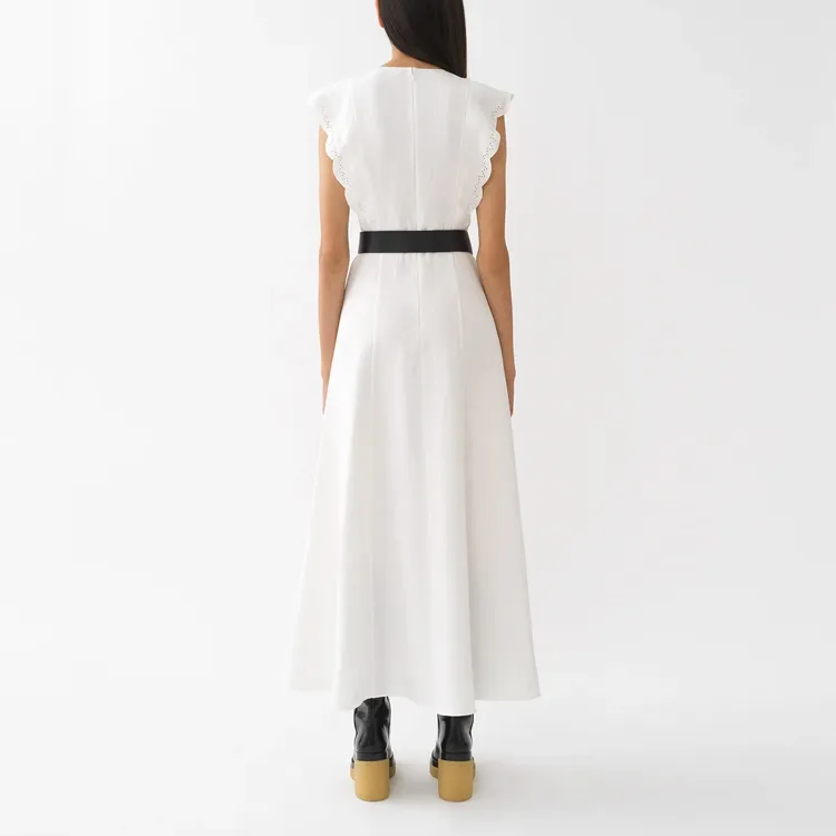 Chloé Sleeveless Dresses Women's White-2