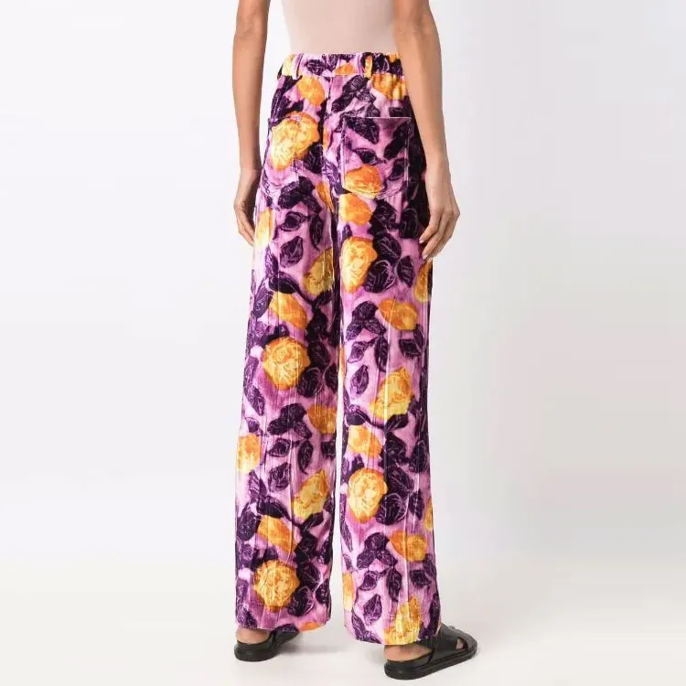 MARNI Knitted Sweatpants Women's Purple-2