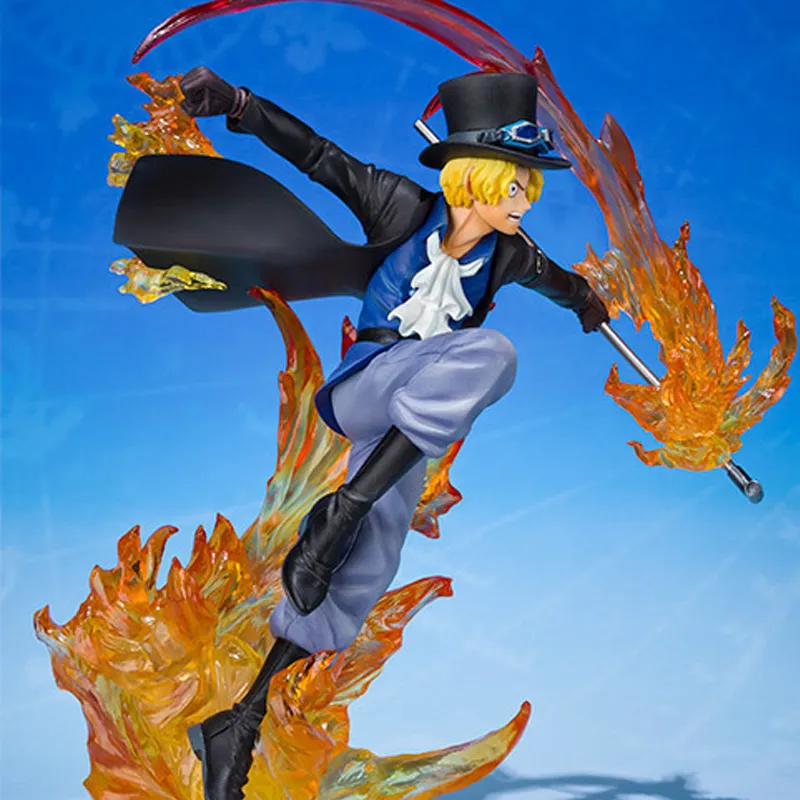 BANDAI Sabo Bandai Figurarts Zero One Piece Haki Scale Figures 19cm-3