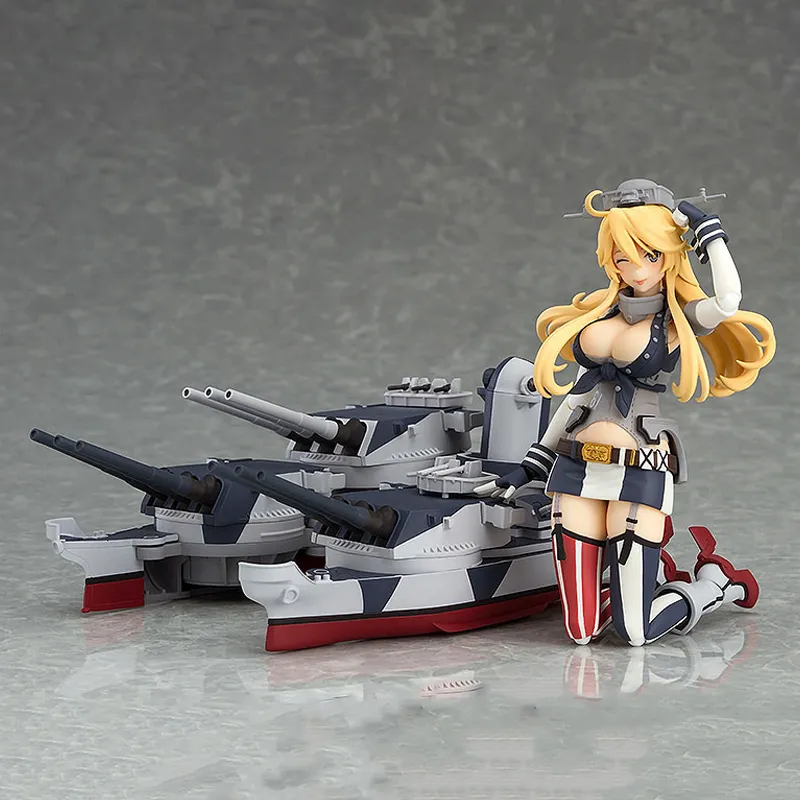 MAX Factory Figma#330 Fleet Collection Yamato Iowa Action Figures 15cm-2